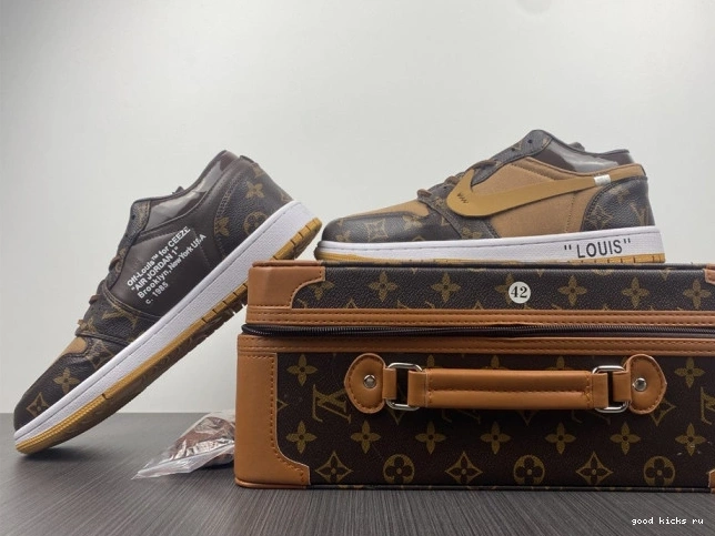 x OW Air Jordan 1 AJ1 Off-Louis LOW 0820